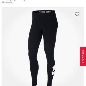 Nike Logo Leggings. Worn Once.